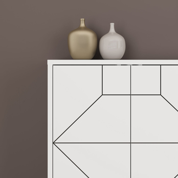 Komoda DUNE II biela 4