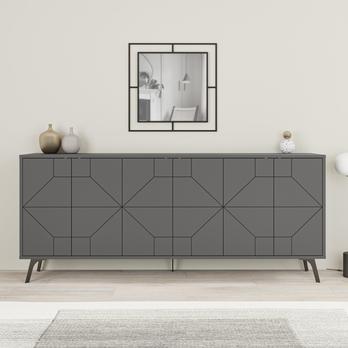 Komoda DUNE II antracitová 1