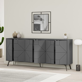 Komoda DUNE II antracitová 3