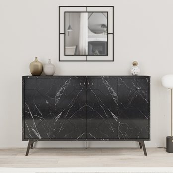 Komoda DUNE III čierna 1