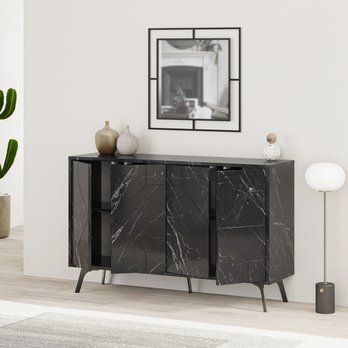 Komoda DUNE III čierna 3