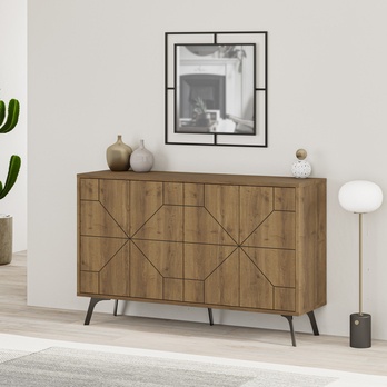 Komoda DUNE III hnedá 2