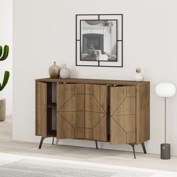 Komoda DUNE III hnedá 3