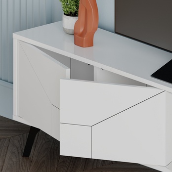 TV komoda DUNE biela 4