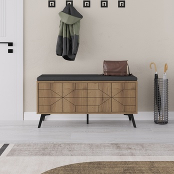 Lavica na topánky DUNE hnedá 1