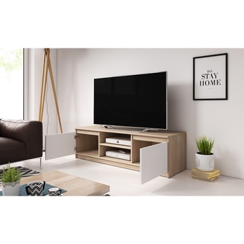 TV komoda DUNGO 120 dub sonoma/biela 2