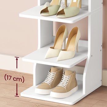 Regál na topánky DURABL 2 biela 3