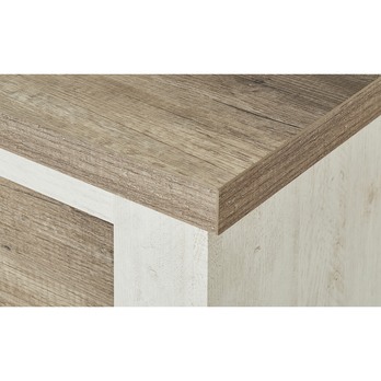 Komoda DURO 2 pínia biela/dub antik 7