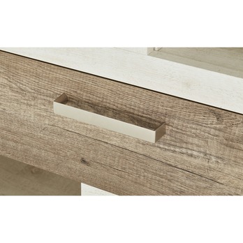 Vitrína DURO 3 pínia biela/dub antik 6