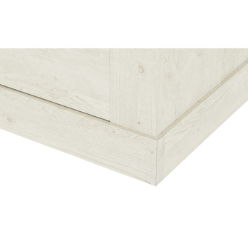 Vitrína DURO 3 pínia biela/dub antik 10