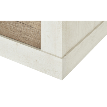 TV stolík DURO pínia biela/dub antik, šírka 180 cm 8