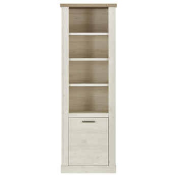 Regál DURO pínia biela/dub antik 2