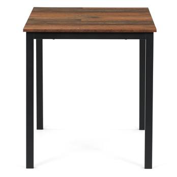 Jedálenský stôl DUSTIN hnedá/čierna 2