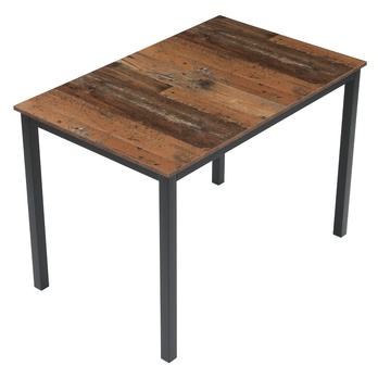 Jedálenský stôl DUSTIN hnedá/čierna 3