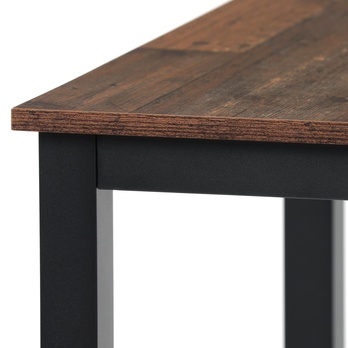 Jedálenský stôl DUSTIN hnedá/čierna 5