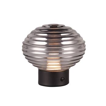 Stolná LED lampa EARL dymová 1