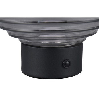 Stolná LED lampa EARL dymová 4