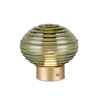 Stolná LED lampa EARL zelená 1
