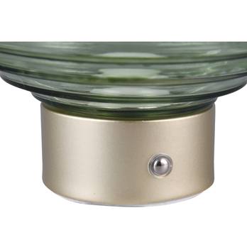 Stolná LED lampa EARL zelená 4