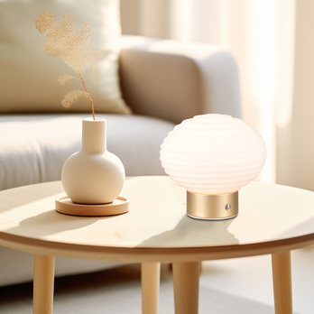 Stolná lampa EARL biela/zlatá 1