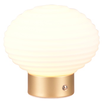 Stolná lampa EARL biela/zlatá 2