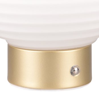 Stolná lampa EARL biela/zlatá 4
