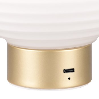 Stolná lampa EARL biela/zlatá 5
