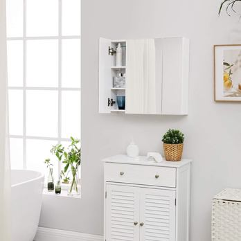 Zrkadlová skrinka EASY biela 1