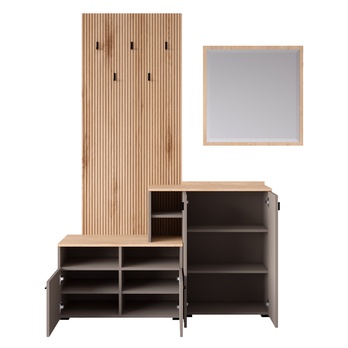 Predsieňová zostava EBRO béžová/dub cremona 2