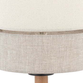 Stolná lampa ECO béžová/prírodná/čierna 5