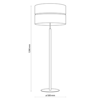 Stojacia lampa ECO béžová/prírodná 5