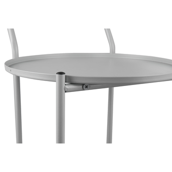 Servírovací vozík EDDA sivá 3