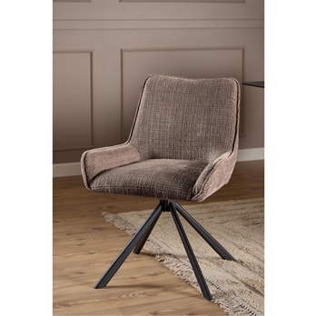 Jedálenská stolička EDDIE hnedá 1