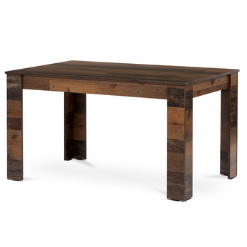 Jedálenská zostava EDGAR II staré drevo/biela/sivá 1