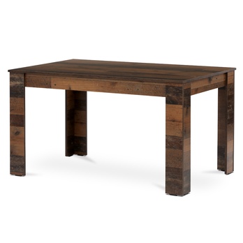 Jedálenská zostava EDGAR staré drevo/hnedá/čierna 1