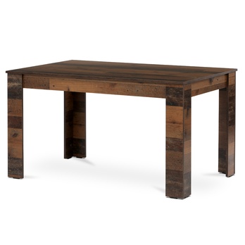 Jedálenská zostava EDGAR staré drevo/žltá/čierna 1