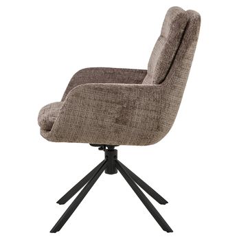 Jedálenská stolička EDGAR hnedá 6