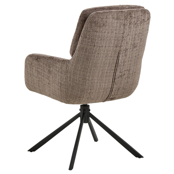 Jedálenská stolička EDGAR hnedá 7