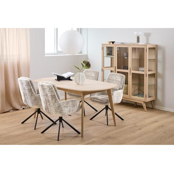 Jedálenská stolička EDGAR béžová 4