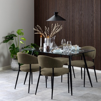 Jedálenská stolička EDINA zelená 1