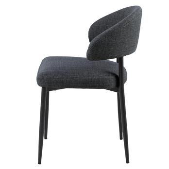 Jedálenská stolička EDINA tmavosivá 3