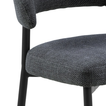 Jedálenská stolička EDINA tmavosivá 6