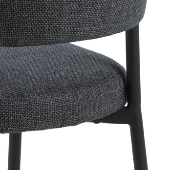 Jedálenská stolička EDINA tmavosivá 7