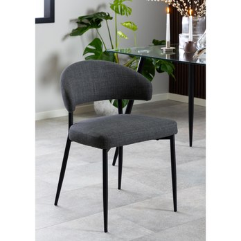 Jedálenská stolička EDINA tmavosivá 9