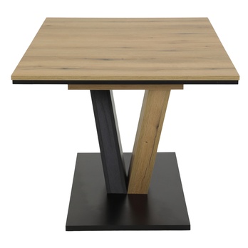 Jedálenská zostava EDNA dub evoke/antracitová 1