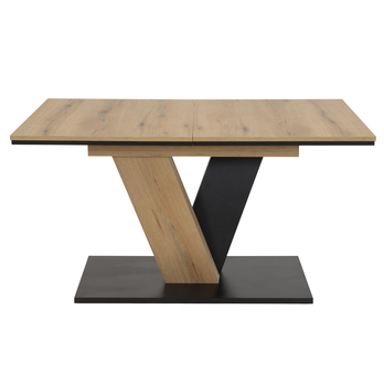 Jedálenská zostava EDNA dub evoke/antracitová 2