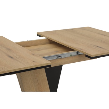 Jedálenská zostava EDNA dub evoke/antracitová 5