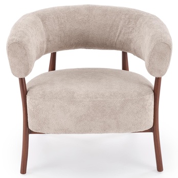 Kreslo EDUN cappuccino/orech 3