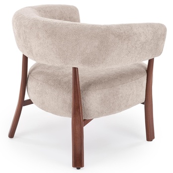 Kreslo EDUN cappuccino/orech 6