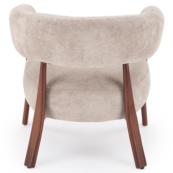 Kreslo EDUN cappuccino/orech 7